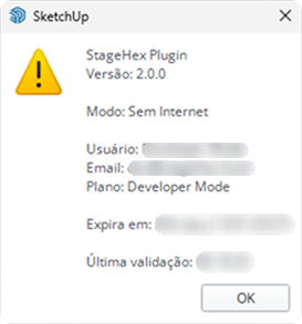 Status do Plugin StageHex